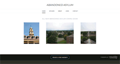 Desktop Screenshot of abandonedasylum.com