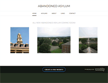 Tablet Screenshot of abandonedasylum.com